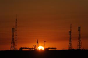 Baikonur_Cosmodrome_Soyuz_launch_pad